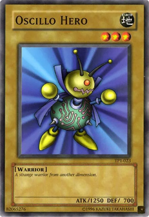 Oscillo Hero TP1-023 Yu-Gi-Oh card from Tournament Pack 1