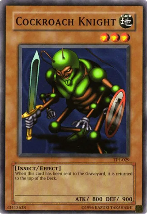 Cockroach Knight TP1-029 Yu-Gi-Oh card from Tournament Pack 1