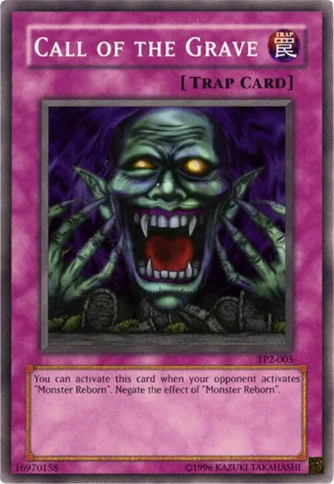 Call of the Grave TP2-005 Yu-Gi-Oh card from Tournament Pack 2