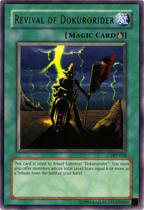 Revival of Dokurorider TP2-010 Yu-Gi-Oh card from Tournament Pack 2