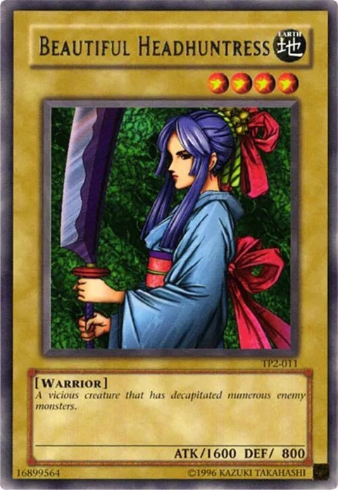 Beautiful Headhuntress TP2-011 Yu-Gi-Oh card from Tournament Pack 2