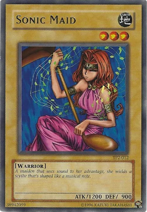 Sonic Maid TP2-012 Yu-Gi-Oh card from Tournament Pack 2