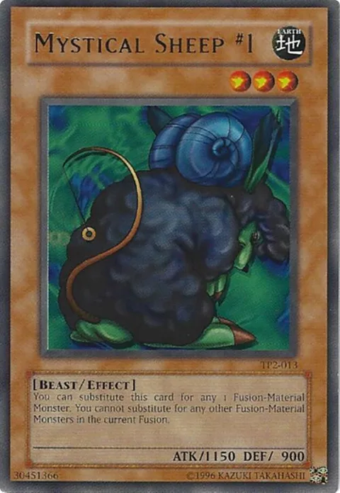 Mystical Sheep #1 TP2-013 Yu-Gi-Oh card from Tournament Pack 2