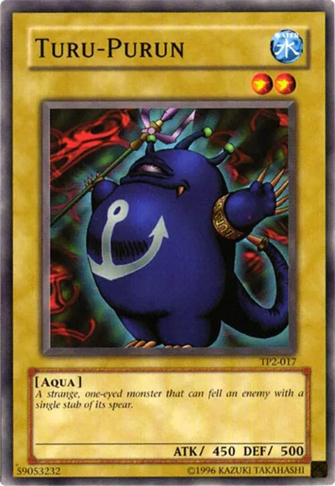 Turu-Purun TP2-017 Yu-Gi-Oh card from Tournament Pack 2