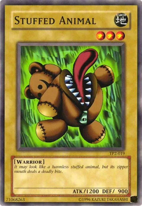 Stuffed Animal TP2-019 Yu-Gi-Oh card from Tournament Pack 2