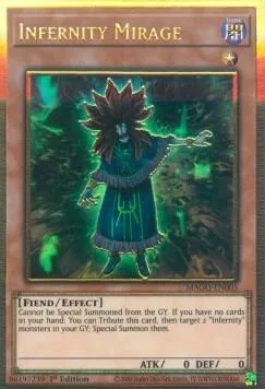 Infernity Mirage MAGO-EN005 Yu-Gi-Oh card from Maximum Gold