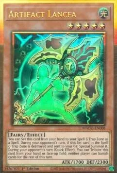 Artifact Lancea MAGO-EN008 Yu-Gi-Oh card from Maximum Gold