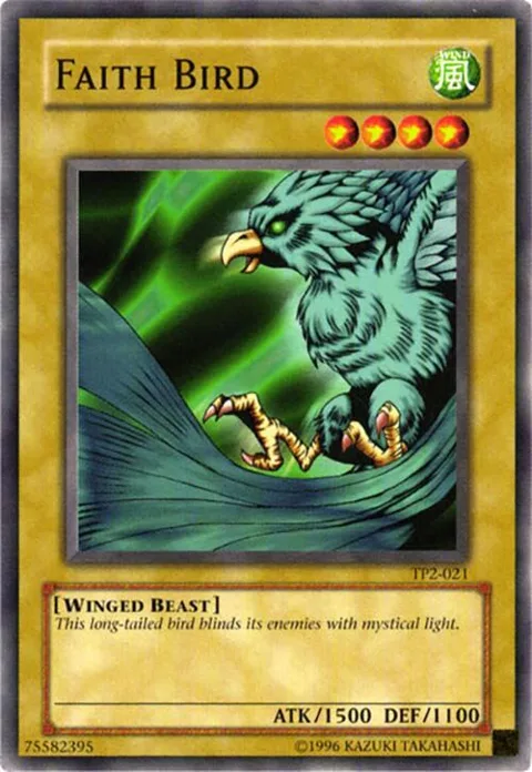Faith Bird TP2-021 Yu-Gi-Oh card from Tournament Pack 2