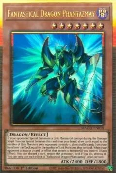 Fantastical Dragon Phantazmay Alt Art MAGO-EN018 Yu-Gi-Oh card from Maximum Gold