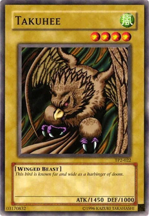 Takuhee TP2-022 Yu-Gi-Oh card from Tournament Pack 2
