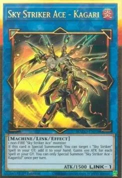 Sky Striker Ace - Kagari MAGO-EN038 Yu-Gi-Oh card from Maximum Gold