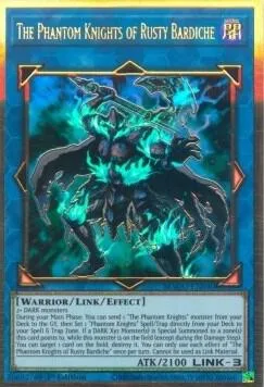 The Phantom Knights of Rusty Bardiche MAGO-EN040 Yu-Gi-Oh card from Maximum Gold