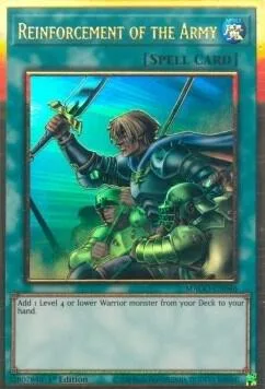 Reinforcement of the Army MAGO-EN046 Yu-Gi-Oh card from Maximum Gold