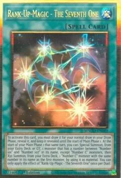 Rank-Up-Magic - The Seventh One MAGO-EN049 Yu-Gi-Oh card from Maximum Gold