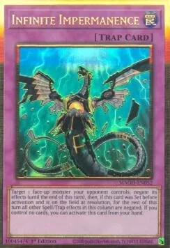 Infinite Impermanence MAGO-EN052 Yu-Gi-Oh card from Maximum Gold