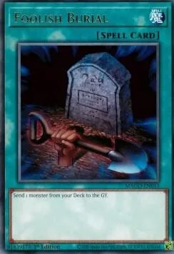 Foolish Burial MAGO-EN053 Yu-Gi-Oh card from Maximum Gold