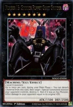 Number 15: Gimmick Puppet Giant Grinder MAGO-EN056 Yu-Gi-Oh card from Maximum Gold