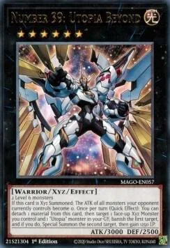 Number 39: Utopia Beyond MAGO-EN057 Yu-Gi-Oh card from Maximum Gold