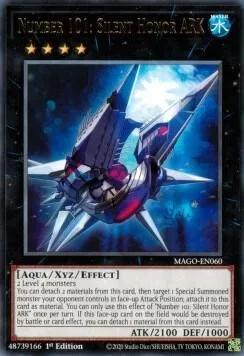 Number 101: Silent Honor ARK MAGO-EN060 Yu-Gi-Oh card from Maximum Gold