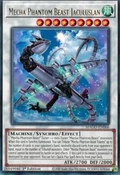 Mecha Phantom Beast Jaculuslan MAGO-EN066 Yu-Gi-Oh card from Maximum Gold