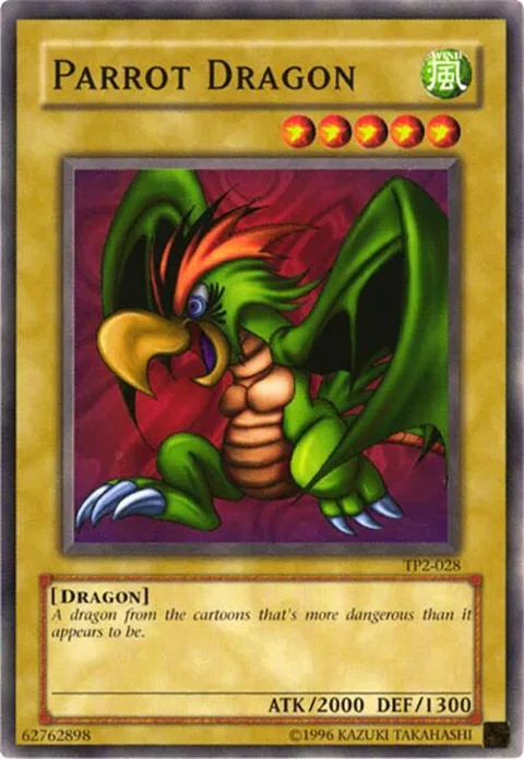 Parrot Dragon TP2-028 Yu-Gi-Oh card from Tournament Pack 2