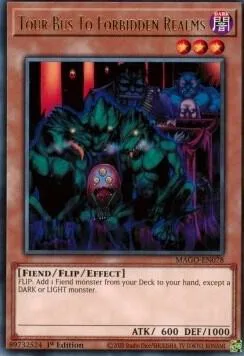 Tour Bus To Forbidden Realms MAGO-EN078 Yu-Gi-Oh card from Maximum Gold