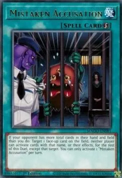 Mistaken Accusation MAGO-EN081 Yu-Gi-Oh card from Maximum Gold