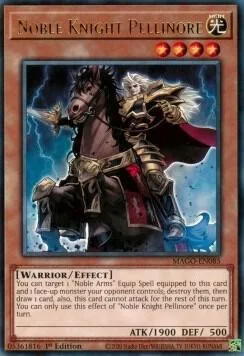 Noble Knight Pellinore MAGO-EN085 Yu-Gi-Oh card from Maximum Gold
