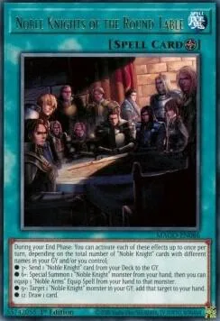 Noble Knights of the Round Table MAGO-EN086 Yu-Gi-Oh card from Maximum Gold