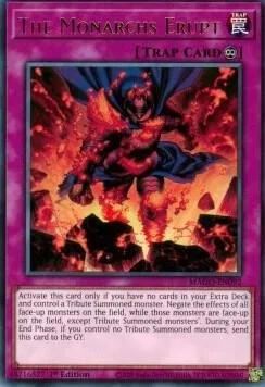 The Monarchs Erupt MAGO-EN092 Yu-Gi-Oh card from Maximum Gold