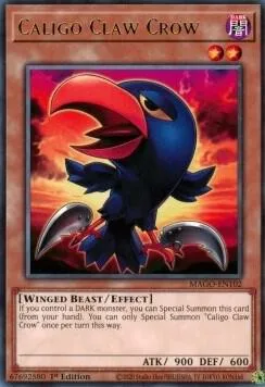 Caligo Claw Crow MAGO-EN102 Yu-Gi-Oh card from Maximum Gold