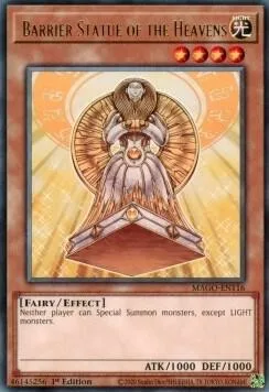 Barrier Statue of the Heavens MAGO-EN116 Yu-Gi-Oh card from Maximum Gold