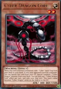 Cyber Dragon Core MAGO-EN123 Yu-Gi-Oh card from Maximum Gold