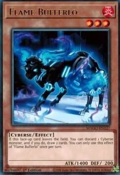Flame Bufferlo MAGO-EN127 Yu-Gi-Oh card from Maximum Gold