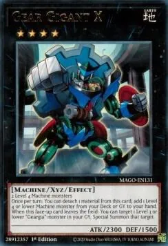 Gear Gigant X MAGO-EN131 Yu-Gi-Oh card from Maximum Gold