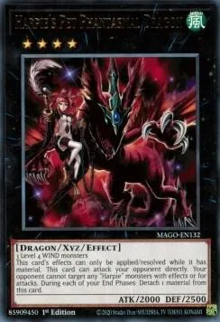 Harpie's Pet Phantasmal Dragon MAGO-EN132 Yu-Gi-Oh card from Maximum Gold