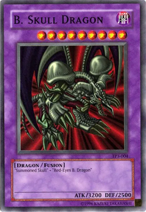 B. Skull Dragon TP3-004 Yu-Gi-Oh card from Tournament Pack 3