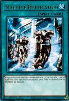 Machine Duplication MAGO-EN140 Yu-Gi-Oh card from Maximum Gold