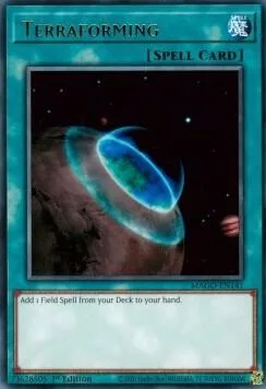 Terraforming MAGO-EN141 Yu-Gi-Oh card from Maximum Gold