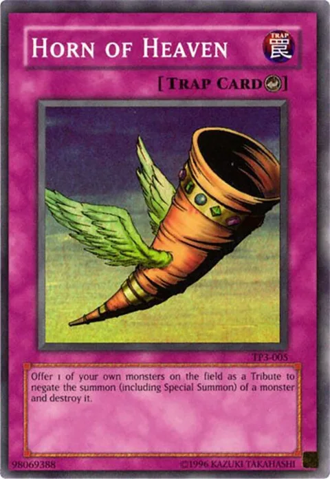 Horn of Heaven TP3-005 Yu-Gi-Oh card from Tournament Pack 3