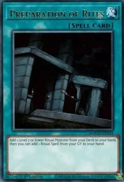 Preparation of Rites MAGO-EN144 Yu-Gi-Oh card from Maximum Gold