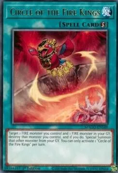 Circle of the Fire Kings MAGO-EN149 Yu-Gi-Oh card from Maximum Gold
