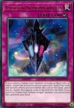 Tachyon Transmigration MAGO-EN159 Yu-Gi-Oh card from Maximum Gold