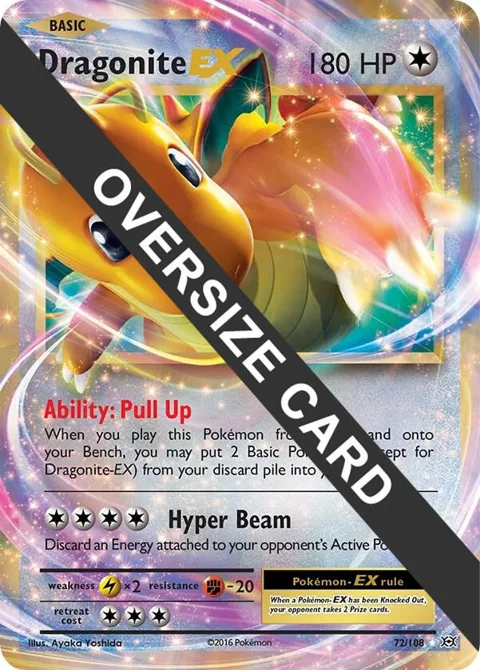Dragonite EX - 72/108 #072/108 Holofoil Pokémon card from Jumbo Cards