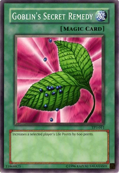 Goblin's Secret Remedy TP3-011 Yu-Gi-Oh card from Tournament Pack 3