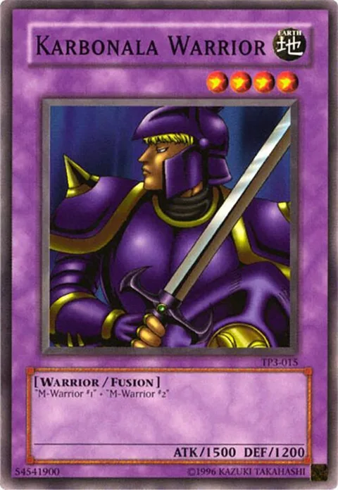 Karbonala Warrior TP3-015 Yu-Gi-Oh card from Tournament Pack 3