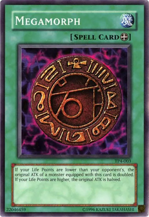 Megamorph TP4-003 Yu-Gi-Oh card from Tournament Pack 4