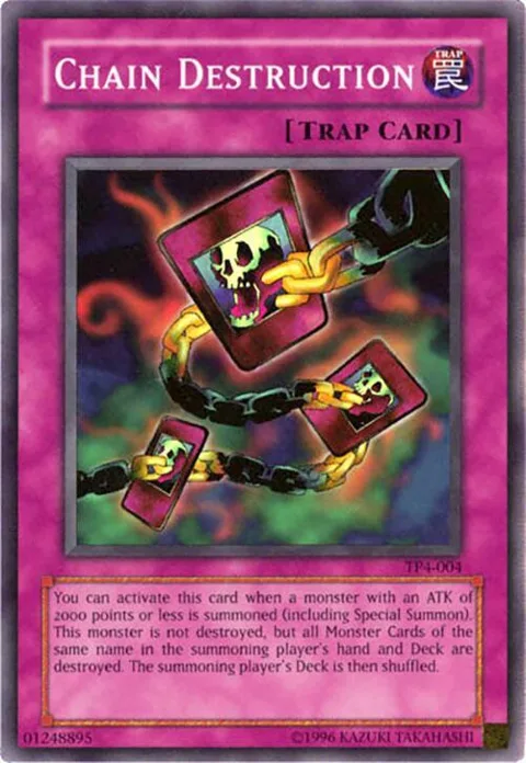 Chain Destruction TP4-004 Yu-Gi-Oh card from Tournament Pack 4