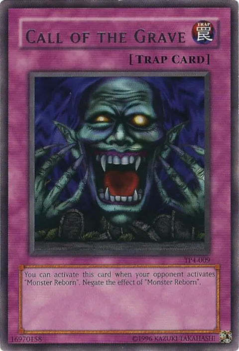 Call of the Grave TP4-009 Yu-Gi-Oh card from Tournament Pack 4