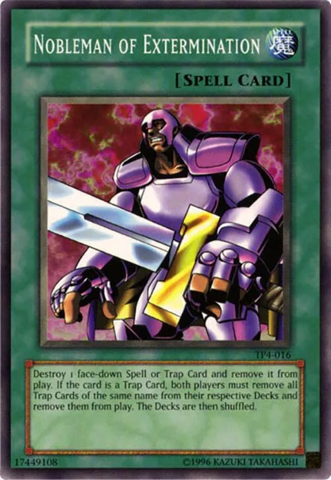 Nobleman of Extermination TP4-016 Yu-Gi-Oh card from Tournament Pack 4